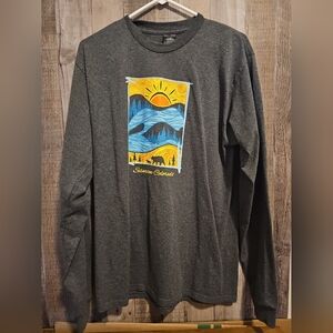 Prairie Mountain Sweatshirt Mens M Long Sleeve Colorado Graphic Pullover